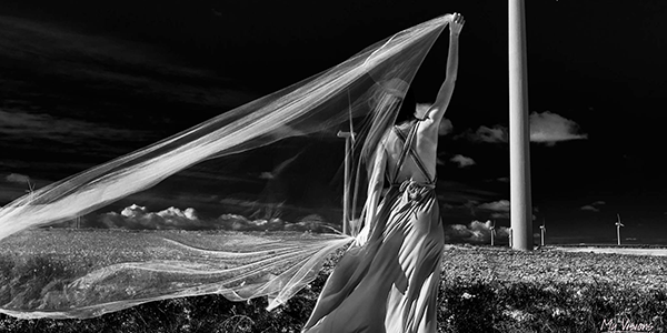 Fotografía Danzando con el viento ganadadora del 2º premio de la IV edición del concurso de fotografía de la Agrupación Artística Aragonesa